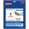 2-1/2" x 2-1/2" Square Rounded Corners, Glossy White Business Cards